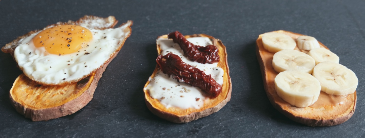 Süßkartoffel-Toast @ mehrpoweraufdauer.com